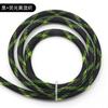 Malla de nailon encriptada tubo de malla trenzada de PET de 6 mm malla piel de serpiente funda protectora de cable malla telescópica amortiguadora 5 metros