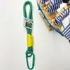 Dopamina Acrílico Miçangas Letra Corda Trançada Série Miu Bolsa Pendente Popular Colorido Letra Miçangas Pingente de Bolsa