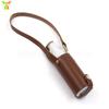 Funda de cuero para botella de spray de alcohol antiepidémico en stock, bolsa colgante portátil para exteriores para botella de spray desinfectante, suministros antiepidémicos