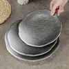 Prato Frio Imitando Porcelana de Melamina Prato para Prato Frio Louça de Restaurante Japonês Prato para Panela Quente Conceito Artístico Prato Criativo com Formato Especial Prato para Petiscos Comercial