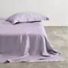 Juego de Cuatro Piezas de Lyocell Tencel 60S Verano Color Sólido Seda de Hielo Agradable al Tacto Sábana para Dormir Funda de Edredón Sábana Ajustable Pieza Única