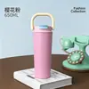 Taza térmica de acero inoxidable 304, taza de café portátil con doble boquilla para beber, taza para coche de viaje, taza de agua portátil de alto valor, personalizable