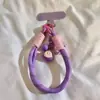 Cordão para Celular de Alta Qualidade, Estrela de Pargo Rosa, Tira Trançada, Pingente Curto, Corrente para Celular, Acessórios Criativos para Chave e Câmera