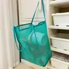 Bolsa de Armazenamento de Brinquedos de Rede para Praia Sacola de Compras de Malha Ferramentas de Escavação de Areia para Crianças Rede de Armazenamento Portátil para Viagem ao Ar Livre