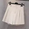 2026 nuevos shorts casuales de moda de verano ligeros, fluidos, estilo traje, de cintura alta, adelgazantes, pierna ancha, shorts negros de línea A
