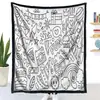Manta para Colorear DIY Más Vendida - Manta de Colorear Colorida Hecha a Mano Serie de Cumpleaños