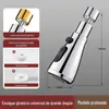 Extensor de torneira universal aerador pia de cozinha bico de chuveiro multifuncional à prova de respingos cabeça retrátil giratória universal