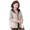 Día de la Madre 2026 Nueva Moda Chaqueta Acolchada con Capucha para Mamás, Elegante Ropa Exterior de Primavera y Otoño para Mujeres de Mediana Edad