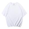 Camiseta de algodón de media manga al por mayor, estilo de hombro, ropa de clase, ropa de trabajo personalizada, logotipo impreso, camiseta de reunión de compañeros de clase.