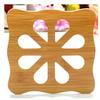 Mesa de jantar de madeira criativa Tapete de isolamento térmico Tapete de copo de água Mesa de jantar dos desenhos animados Tapete antiderrapante Bonito Creative Mesa de jantar Tapete de isolamento térmico