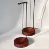Quemador de Incienso Invertido con Base de Madera para Incienso para Uso en Casa en la Sala de Estar, Quemador de Incienso de Sándalo y Madera de Agar para Interiores, Estilo Zen, en Stock