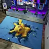 Alfombra Decorativa de Piso de Cachemira de Cristal para Sala de Estar y Mesa de Café, Alfombra Resistente a la Suciedad para el Hogar, Personajes de Marvel de Animación Transfronteriza, Sala de E-sports en stock