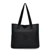 Bolsa de Lona Grande Capacidade Estilo Coreano para Mulheres 2024 Nova Moda Bolsa de Ombro para o Dia a Dia Versátil Bolsa Transversal Bolsa de Mão Tote