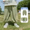 Calças Longas para Bebês Meninos, Antibacterianas, Sem Costura, Calças Anti-Mosquito, Roupa de Verão Infantil, Calças Casuais para Meninas, Calças Finas de Ar Condicionado para Bebês