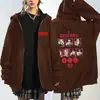 Sudadera con Cremallera de Merchandising de Grupo de K-Pop, Cárdigan con Estampado de Grupo del Tour Mundial Arirang, Chaqueta Casual Holgada para Pareja