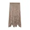 Comércio Exterior Transfronteiriço Roupas Femininas Verão 2026 Estilo Europeu e Americano Moda Elegante Saia Irregular com Cintura Elástica 4786076