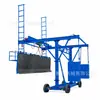Carro para encofrado de muro anticolisión, encofrado exterior para barandales de puentes viales, revestimiento de acero desmontable para encofrado, equipo de construcción autopropulsado