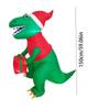 Fonte de fábrica personalizada novo modelo de ar dinossauro decoração de natal led ornamentos de jardim luminosos adereços atmosfera festiva
