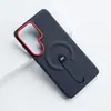 Adecuado para funda de teléfono Samsung S26 Ultra, cuero liso 25+ funda protectora con soporte magnético de cobertura total S26 Plus S26