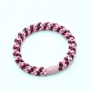 Cuerda de pelo trenzada de colores estilo Haaland, diadema deportiva de alta elasticidad, scrunchie antideslizante para hombres y mujeres, simple y versátil