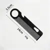 Directamente del fabricante, peine de acero inoxidable para cabello y barba, mini peine de aceite, portátil para peinado suave del cabello, peine de viaje