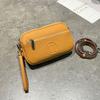 Bolsa Feminina 2024 Nova Bolsa Transversal de Couro Genuíno Bolsa de Ombro Feminina Bolsa para Câmera Fotográfica de Couro de Vaca Grande Capacidade Zíper Duplo Bolsa Pequena