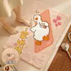 Alfombrilla de Piso para Baño Puerta de Inodoro Absorción de Agua Secado Rápido Alfombrilla Antideslizante Bañera Almohadilla para Pies Alfombra Gruesa para Inodoro Baño