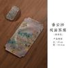Mantel rectangular de imitación de hilo Xiangyun, para té seco, nuevo, chino, de alta gama, zen, de doble cara, con aislamiento térmico, estilo vintage.