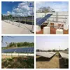 Kit de Soporte Solar para Instalación en Piso Aleación de Aluminio Soporte Fotovoltaico Pilote de Cemento Soporte Solar Básico