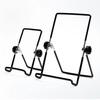 Soporte Metálico Triangular Adecuado para iPad Teléfonos Móviles y Tablets Plegable Giratorio Alambre de Hierro Portátil de Escritorio Soporte Perezoso