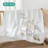 Toalla de Baño de Gasa de Seis Capas de Algodón de Bambú para Bebé, Toalla de Baño Absorbente de Una Pieza Grado A, Manta Envolvente para Recién Nacido