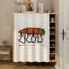 Graffiti Art Gabinete de banheiro Abrigo Cortina Gabinete de armazenamento Diversos Feio Cobertura Cortina Cozinha Armazenamento Rack Sapateira Cortina de pó
