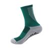 Meias Esportivas Profissionais Antiderrapantes, Absorventes de Suor e de Secagem Rápida para Homens, Meias de Basquete Cano Alto com Sola de Toalha Espessa, Meias Casuais Masculinas com Combinação de Cores Listradas