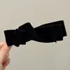 Pinza para el pelo de coleta alta grande de otoño e invierno, pinza banana con estampado de leopardo, horquilla para la parte posterior de la cabeza, pinza vertical, pinza retorcida, accesorio para el pelo para mujer
