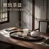 Bandeja oval de plástico con imitación de veta de madera, comercial, hotel, restaurante, bandeja para té, plato para snacks japonés resistente a caídas, plato de cena con imitación de madera, venta al por mayor