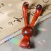 Palo Masajeador Conejito Sándalo Natural Masajeador de Ojos Mandíbula Nariz Portátil Masajeador Pequeños Adornos Creativos