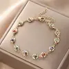 Pulseiras Novas Europeias e Americanas Transfronteiriças para Mulheres, Cores Doces de Amor, Joias de Moda de Nicho de Alta Qualidade Atacado