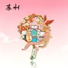 Ímãs de Geladeira de Suzhou em Estoque Lembranças de Metal Ímãs de Arte em Ferro Criativos Culturais de Museu Atacado Criativo