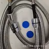 Pistola de Pulverização Pressurizada Manual para Vaso Sanitário Bidet de Aço Inoxidável 304 Transfronteiriça Padrão Americano 7/8 Pulverizador de Vaso Sanitário Limpeza de Alta Pressão