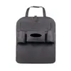 Organizador Universal para Respaldo de Asiento de Coche Bolsa de Almacenamiento de Fieltro con Múltiples Bolsillos con Portavasos y Portapañuelos