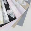 Papel de Gelatina Impreso Danza de Mariposas Papel Floral Regalos Florales Papel de Envoltura Floración Papel Floral Película Impermeable Papel de Envoltura para Flores