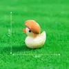 Nuevo producto transfronterizo: adorables figuritas de pato vegetal, perfectas para jardinería, paisajismo, decoraciones DIY y exhibiciones de paisajes en miniatura