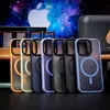 Para Apple 15 Capa de Celular iPhone16ProMax Resistente a Quedas Magsafe Capa Magnética 13pro Carregamento Sem Fio