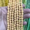 Amazon 7*8mm Pó de Concha Prensado Flor Tulipa Colorida Contas Soltas DIY Pulseira Artesanal Acessórios de Colar