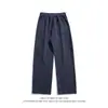 Nuevos Pantalones Casuales de Pierna Ancha Rectos de Pierna Ancha con Cordón Drapeado para Hombre Otoño/Invierno 2025 Cintura Alta Adelgazantes Sueltos Largos Pantalones de Hombre