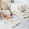 Bolsa de lavanderia bordada com sanduíche, especial anti-deformação para roupas íntimas, sutiã, bolsa para o peito, conjunto de bolsas de lavagem dupla camada espessada