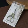 Tijeras Domésticas Exquisitas de Acero Inoxidable Vintage con Punta Personalizadas para Bordado de Punto de Cruz, Decoraciones de Ventanas y Manualidades con Hilo