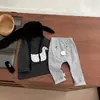 Pantalones de Bebé Otoño Nuevo Estilo Unisex Bebé Lindos Dibujos Animados Leggings Bebé Estilo Coreano Rayados Casuales Leggings