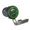 Adecuado para puertos USB de carga rápida vivo en barcos, autobuses, motocicletas, autocaravanas, cargadores de coche para teléfonos móviles modificados de 12V/24V