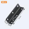 Código de Ángulo de Tira Larga de Acero Inoxidable Espesado 90 Grados Fijador de Ángulo Recto de Tira Larga Soporte Triangular Conector de Ferretería para Muebles